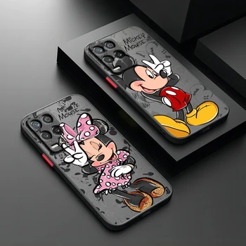 Cartoon Disney Mickey Mouse For OPPO Realme 11 20 9i 9i 8i 8 7i 6S 6i 6 5i 5 Pro Plus Global TPU matinis permatomas telefono dėklas
