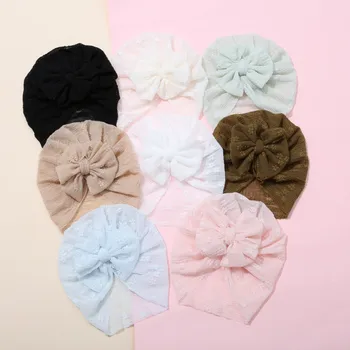 Summer Breathable Soft Baby Hat Indian Cap for Newbaby Kids Turban Double-layer Bowkont Headwrap Girl Hair Accessories