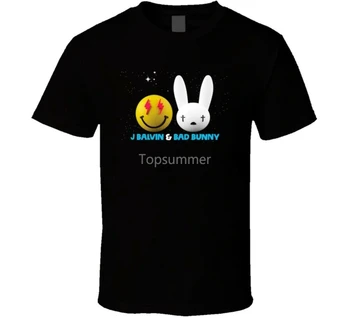 Naujas dizainas J Balvin Bad Bunny New From Us T Shirt Summer Style Casual Wear Tee Shirt