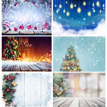 SHUOZHIKE Kalėdų svajonių fotografijos fonas Sniego senio eglutė Foto studijos rekvizitų fonas 211220 GBSD-04