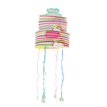 Mini Pull Paper Pinata Žaisliniai žaislai Mergaičių iškamšos Gyvūnai Spalvotas vakarėlis Piñata Reikmenys Rekvizitai Žaidimas vaikams