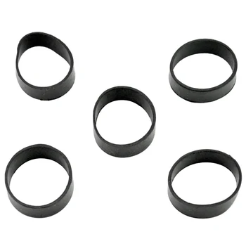Patikimas guminių žiedų rinkinys, 5 vienetai vidinio skersmens 32MM juostos fiksuoti guminiai žiedai, tinkami nardymo svorio diržui