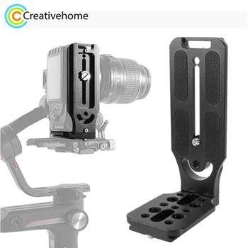 L130-50C L formos vertikalios plokštės SLR fotoaparato aliuminio lydinio greito atleidimo plokštė su 38 mm kortelės lizdu