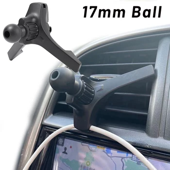 Car Air Vent Clip Ball Head Telefono laikiklio pagrindo atrama Magnetinio siurbimo gravitacijos stovai Priedai Automobilio mobiliojo telefono įkroviklio laikiklis