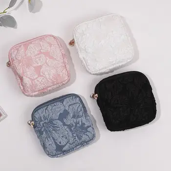 monetų piniginė gėlių tekstūros servetėlių laikymo krepšys Didelės talpos kelioninės priemonės, būtinos higieninėms servetėlėms Lūpų dažai Auntie rankšluosčiai
