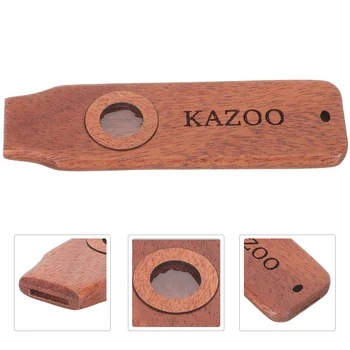 1 rinkinys Wood Kazoo Party Muzikos instrumentas Gitara Akompanuoja Kazoo Professional Kazoo