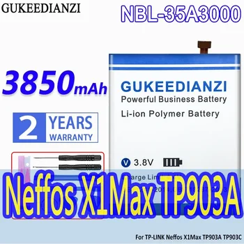GUKEEDIANZI didelės talpos baterija NBL-35A3000 3850mAh TP-LINK skirta Neffos X1Max TP903A TP903C Bateria