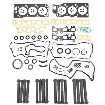 AP01 3VZE cilindrų galvučių tarpiklių komplektas su varžtais Toyota 4Runner Pickup T100 3.0L V6 ES72185 WG2093992 HS9728PT1 WG2095318