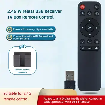 2.4G USB belaidžio nuotolinio valdymo imtuvas TV Box BLE 5.0 Android išmaniojo televizoriaus dėžutė ir kompiuterio / televizoriaus belaidė buitinė elektronika