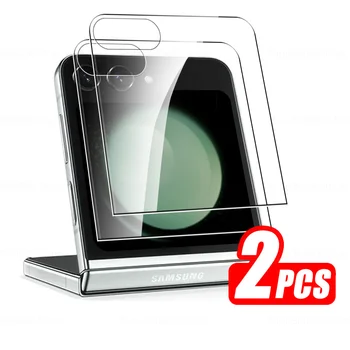 2Pcs Back Proective Glass for Samsung Galaxy Z Flip5 grūdintas stiklas, skirtas Samsung ZFlip5 Flip 5 ZFlip 5 5G ekrano apsaugos plėvelėms