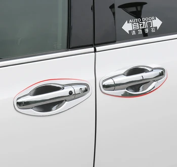 Nerūdijančio plieno automobilio durų rankenos apsaugos dangtelio dangtelio apdaila Honda Odyssey 2015-2022 Išorės priedai Juoda Šlifuotas