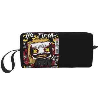 The Fiend Makeup Bag Pouch Cosmetic Bag for Men Women Comics Bray Wyatt Toiletry Bags Accessories Organizer
