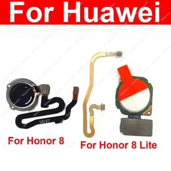 Pagrindinis mygtukas Piršto atspaudas Huawei Honor 8 8 Lite grąžinimo raktas Jutiklinis ID jutiklis Pirštų atspaudų prijungimas Flex kabelio dalys