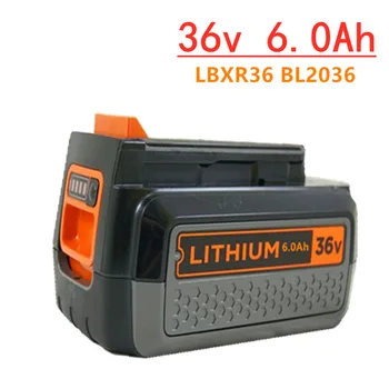 skirta Black Decker 36v/40V600 0mAh Li-Ion įkraunamo elektrinio įrankio baterija LBXR36 BL2036 LBX2040 LST136 LST420 sodo įrankiai