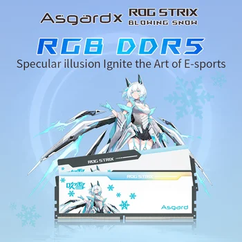 Asgard ROG STRIX DDR5 RGB RAM Atmintis 32GB 6000MHZ 6400MHZ 6800MHZ 7200MHZ UDIMM darbalaukis Vidinė atmintis darbalaukiui Štampas