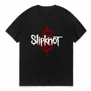 Y2K Vintage Streetwear Graphic Moteriški moteriški marškinėliai Slipknots vyrai Heavy Metal Tops Prepar for eHell Tour marškinėliai