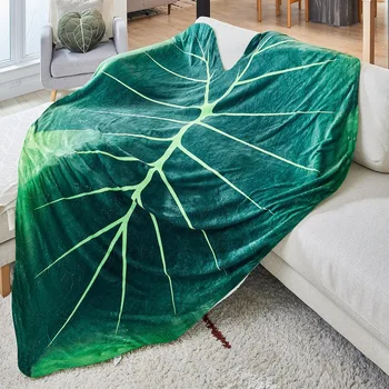 Super minkšta milžiniška lapų antklodė Pagrindinis dekoras Flanelė Gloriosum Lapų antklodės lovoms Sofa Jaukios paplūdimio antklodės Rankšluostis Manta Cobertor