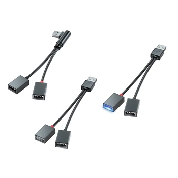 C1FB USB skirstytuvo kabelis USB ventiliatoriams, pelėms, diskams kelios sąsajos