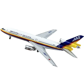 Diecast 1:400 Scale Japan Airlines DC-10 Original Finished Alloy Airplane Model Simulation Static Collectible Toy Gift