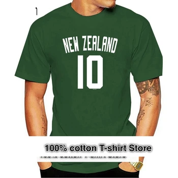 Naujausi 2019 m. marškinėliai Vyriški marškinėliai Punk Tops New Zealand Soccers Sporter Countrybutton marškinėliai
