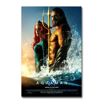 Aquaman Hot Movie 3 Šilko plakato sienos lipduko dekoravimo dovana