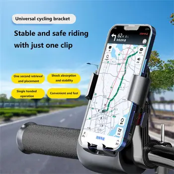 MTB kalnų telefono laikiklis Neslystantis motociklo vairas Mobiliojo telefono laikiklis GPS spaustukas Navigacija Dviračio telefono laikiklis