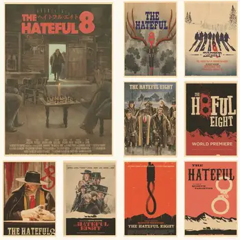 The Hateful Eight Movie POSTER Retro Poster Home Bar Cafe Art Wall Sticker Collection Picture Wallpaper Decoration