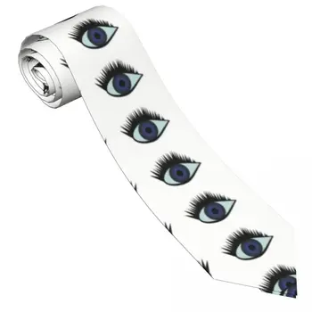 Blue Eyes Tie Eye Watching Men Fashion Neck Kaklaraiščiai Aksesuarai Palaidinės verslas 8CM