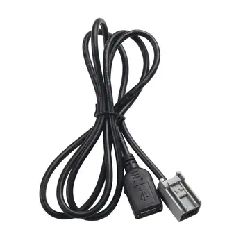 Car USB AUX kabelio adapterio priedai MP3 muzikos sąsajos adapteris į USB skirtas Honda Civic Jazz Cr-V Accord Odyssey 2008-2013