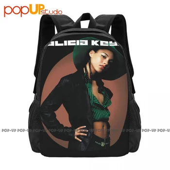 2002 Alicia Keys turo koncertinė kuprinė Didelės talpos Fashion Softback sportinio stiliaus drabužių kuprinės