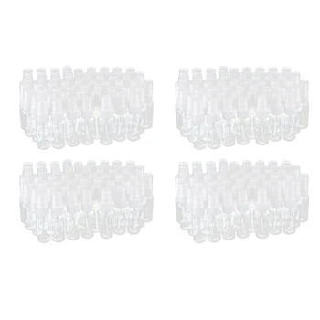 200X Empty Clear Plastic Fine Mist purškiami buteliukai su mikropluošto valymo šluoste, 20Ml pakartotinai užpildoma talpykla