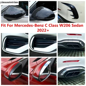 Išmetimo vamzdis / priekinis rūko žibintas Antakiai / Galinio vaizdo veidrodėlių dangtelio apdaila Priedai Mercedes-Benz C klasė W206 Sedanas 2022 2023