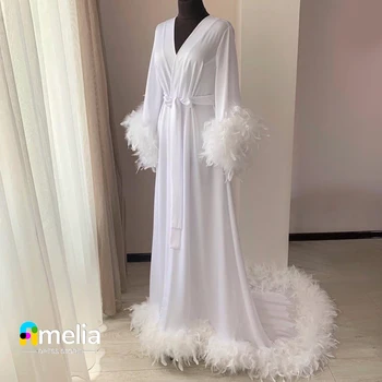Amelia V-Neck Dubai Prom suknelė ilgomis rankovėmis vakarinė suknelė su fethers grindų ilgio moterų vestuvių vakarėlio suknelė2023