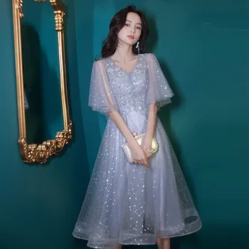 Hong Hu Oficiali suknelė moterims 2023 Naujas pokylis plonas viršelis pilvo seserys grupė geriausios draugės pamergės moteriškos suknelės
