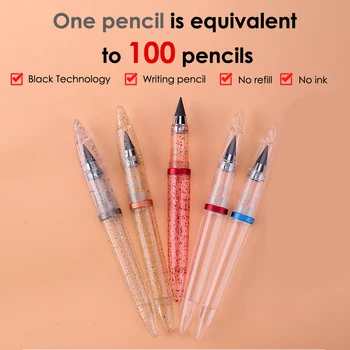 Akrilas Nauja technologija Neribotas rašymo pieštukas Be rašalo rašiklio stebuklingi pieštukai