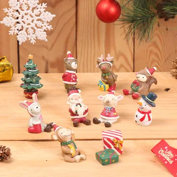 Populiarus dizainas Unikalūs Kalėdų senelio papuošalai Dervos amatai Kūrybinės kalėdinės dovanos Pagrindinis Pasipuoškite nuotraukų rekvizitais