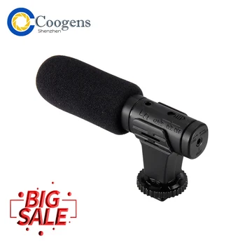 MIC-07 Super 3,5mm stereofoninis mikrofonas VLOG fotografinis interviu skaitmeninis HD vaizdo įrašymo mikrofonas išmaniajam telefonui ir fotoaparatui