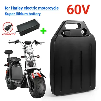 Harley elektromobilio ličio baterija vandeniui atspari 18650 baterija 60V 20ah dviejų ratų sulankstomam Citycoco elektriniam paspirtukui