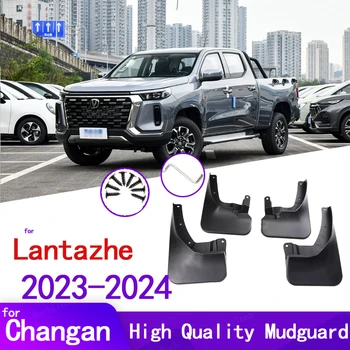 Black Mud Sklends For Changan Hunter Plus Lantazhe Pickup 2023 2024 Mudflaps Splash Guards Mud Flap Front Rear Mudguards Fender