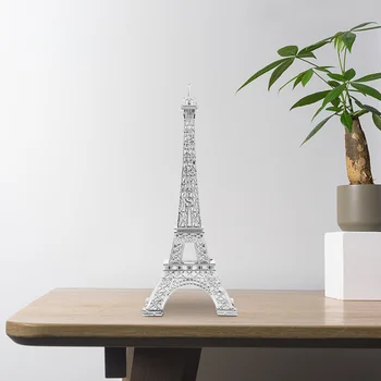 Eifelio bokšto statulos modelis Metalinis mini dekoratyvinis Paryžiaus Eifelio bokšto figūrėlės ornamentas suvenyrui