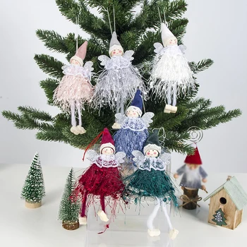 Creative Angle Ornaments Christmas Navidad Dekoracija 2024 Natal Xmas Tree pakabuko namų dekoro dovana Noel dovanų reikmenys vaikui