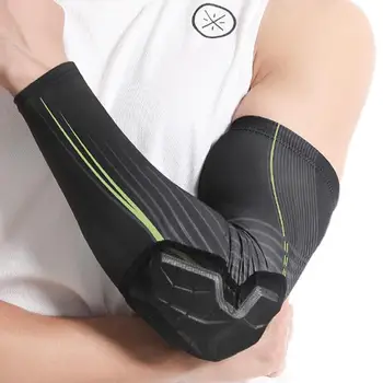 Krepšinio rankovės Nuo susidūrimo paminkštintos rankų rankovės Alkūnės dilbio smūgiams atsparios pagalvėlės futbolo tinklinio futbolo alkūnių pagalvėlės