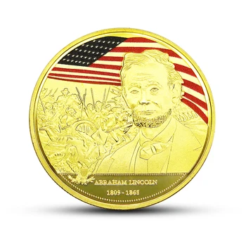 Abraomo Linkolno suvenyrų monetų kolekcija Jungtinės Amerikos Valstijos padaro Ameriką vėl puikią monetų amatus