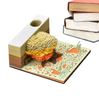 3D Memo Book Tree užrašų knygelės 3D nelipnus lipnus lapelis 