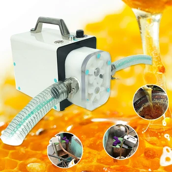 HFP-1 elektrinė medaus pildymo mašina Priemaišos Automatinis filtras Klampus skysčio filtro tiekimo siurblys Nešiojami bitininkystės įrankiai