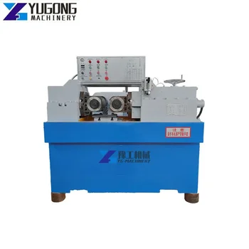Automatinė hidraulinė plieninė strypo sriegio valcavimo mašina karštas pardavimas hidraulinių sriegių valcavimo mašina plieniniam strypui