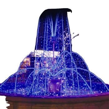 mirksintis LED žiedas mados žiedas teminių vakarėlių reikmenims Fontanas Skulptūra LED Virvės žibintai