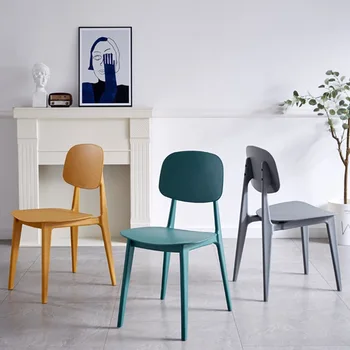 Nordic Counter valgomojo kėdė Virtuvės priėmimas Lauko dizaino baro kėdės Plastikinės terasos Sillas Para Sala De Estar baldai YX50BY