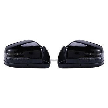 Automobilio galios galinio vaizdo veidrodėlis šoninių durų veidrodėlis embly black skirtas Mercedes Benz W164 X164 ML GL Cl 2005-2011