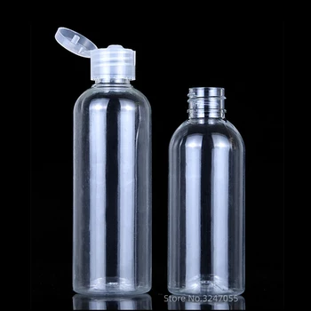 Pakartotinai užpildomas skaidrus tuščias butelis Plastikinis nešiojamas butelis Kelioninis konteineris Pakartotinai užpildomas kosmetikos konteineris200/250/300/400/500ml